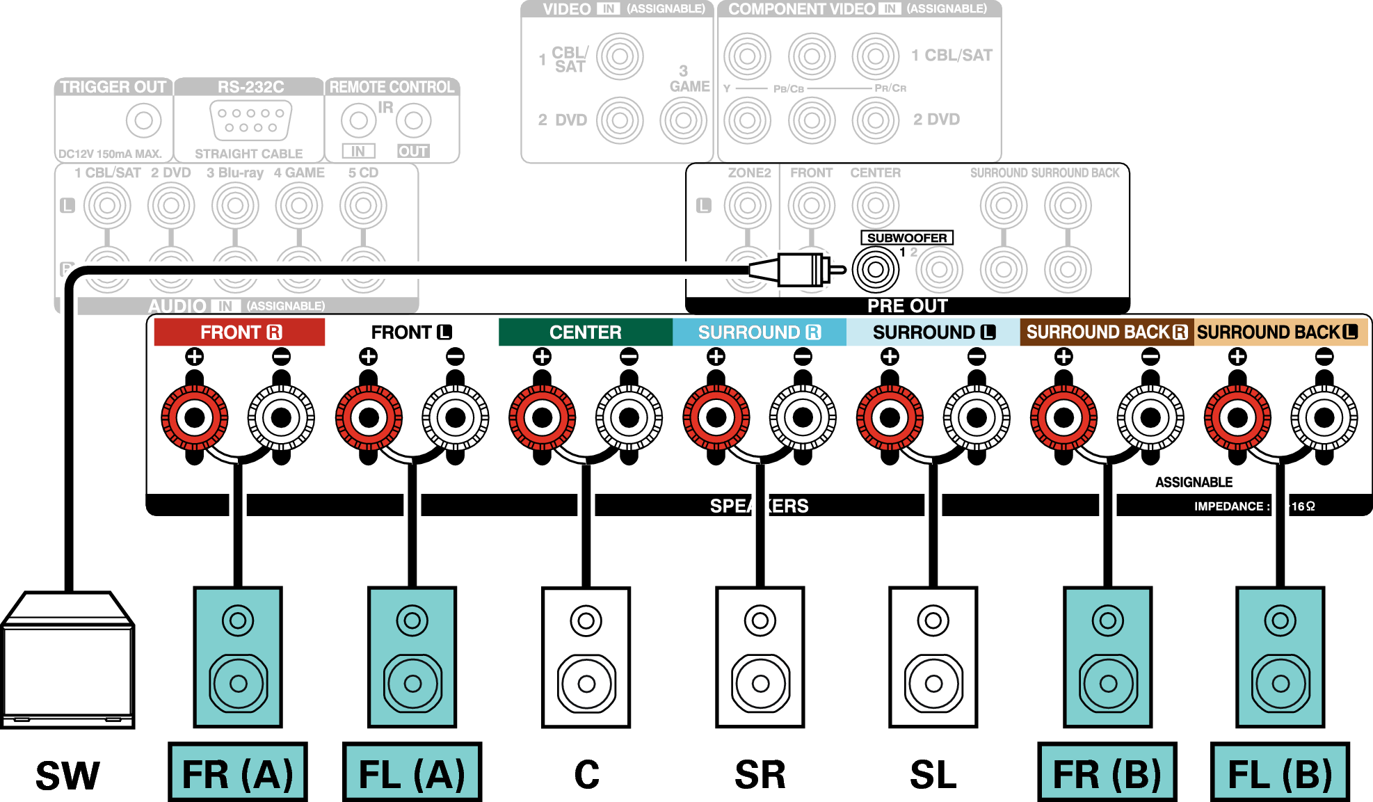 Conne SP 5.1 FB AVRX3100WE2